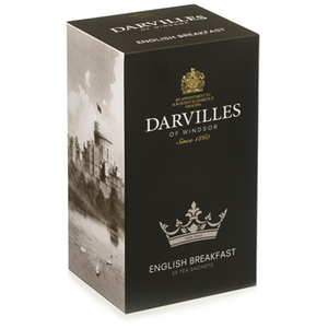 Darvilles of Windsor  English Breakfast  25 Tagged Sachet Box 50gm