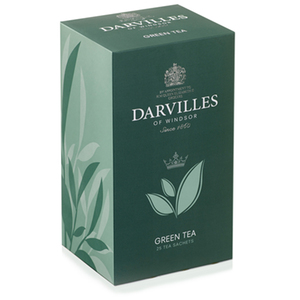Darvilles of Windsor  Green Tea  25 Sachet Box 50gm