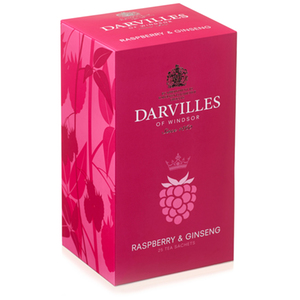 Darvilles of Windsor  Raspberry and Ginseng   25 Sachet Box 38gm
