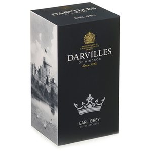 Darvilles of Windsor Earl Grey 25 Tagged Sachet Box 50gm