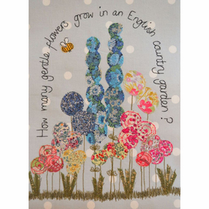 English Country Garden Tea Towel by Dangly Hearts 
