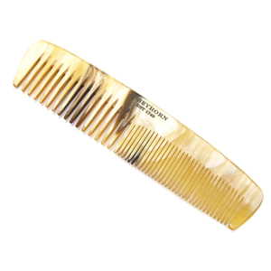 Ox Horn Pocket Comb - Double Tooth by Abbeyhorn