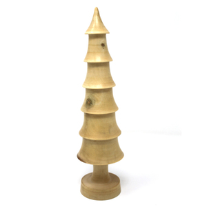 Wooden Christmas Tree Ornament Nordic Style - Holly Wood