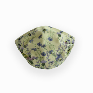 Reusable Face Mask - Bee & Flower Cotton 