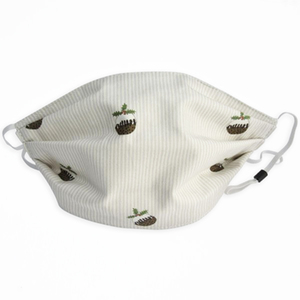 Reusable Face Mask - Christmas Pudding Print