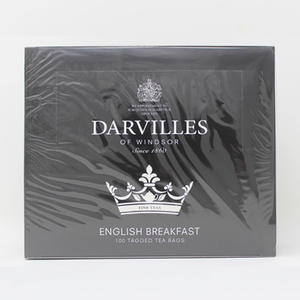 Darvilles of Windsor  English Breakfast  100 Tea Bag Box