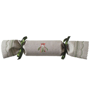 Reusable Mistletoe Christmas Cracker Single - by Kate Sproston
