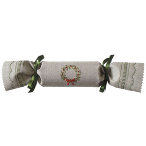 Reusable Wreath Christmas Cracker Single - by Kate Sproston