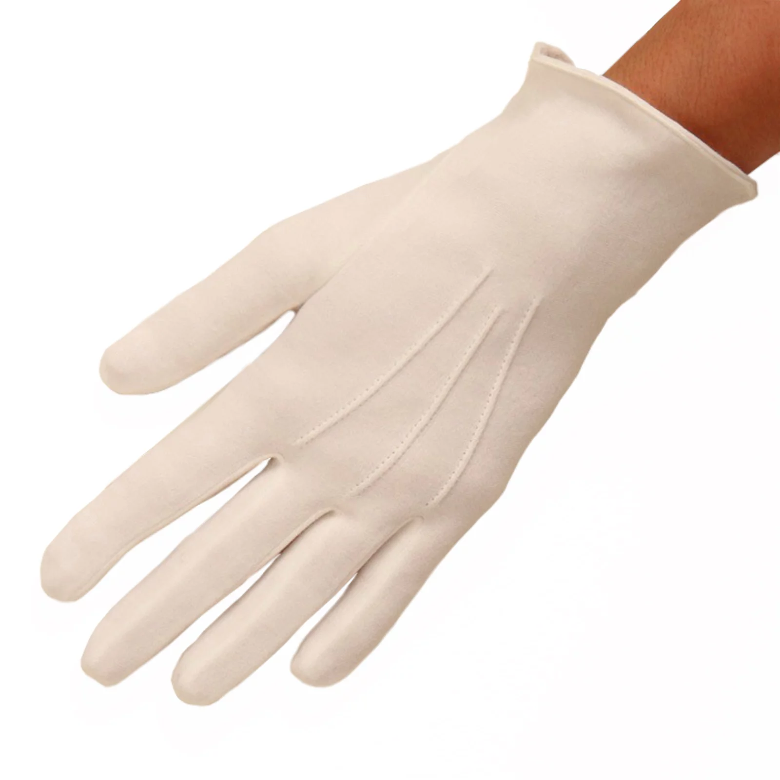 Cornelia James - Georgia White Cotton Gloves