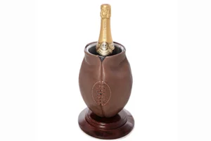 Vintage Style Rugby Ball Wine Cooler
