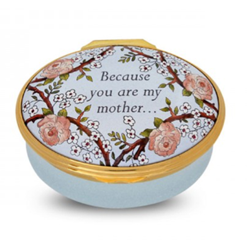 Enamel Box - Because You Are My Mother by Halcyon Days