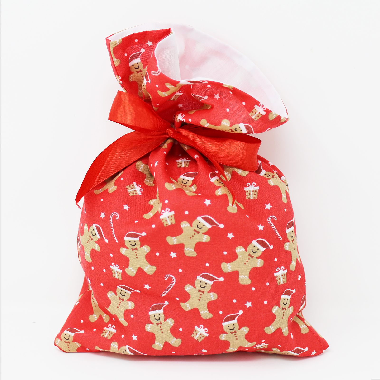 Kraft Christmas Tree Print Large Gift Bag