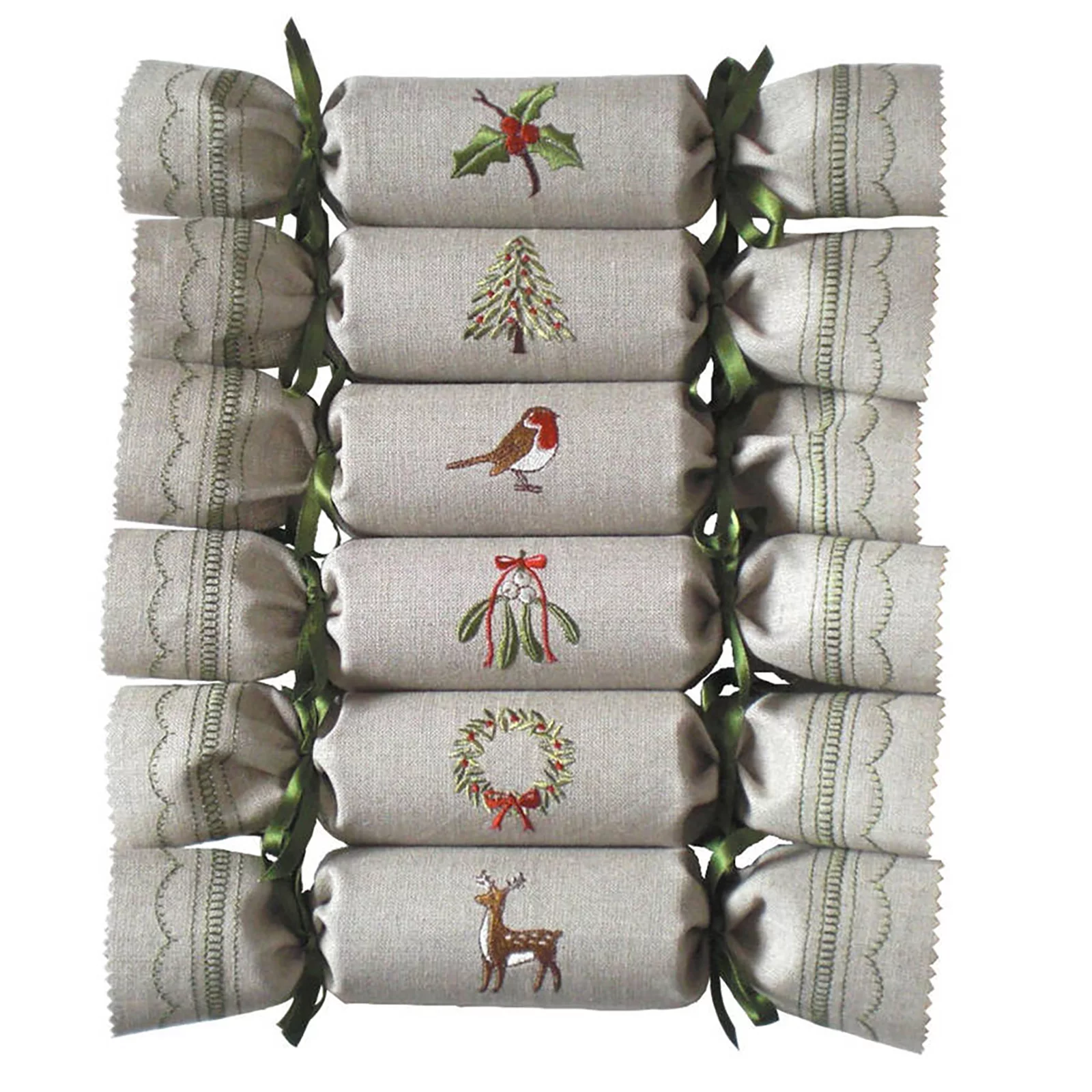Woodland Reusable Christmas Crackers - by Kate Sproston
