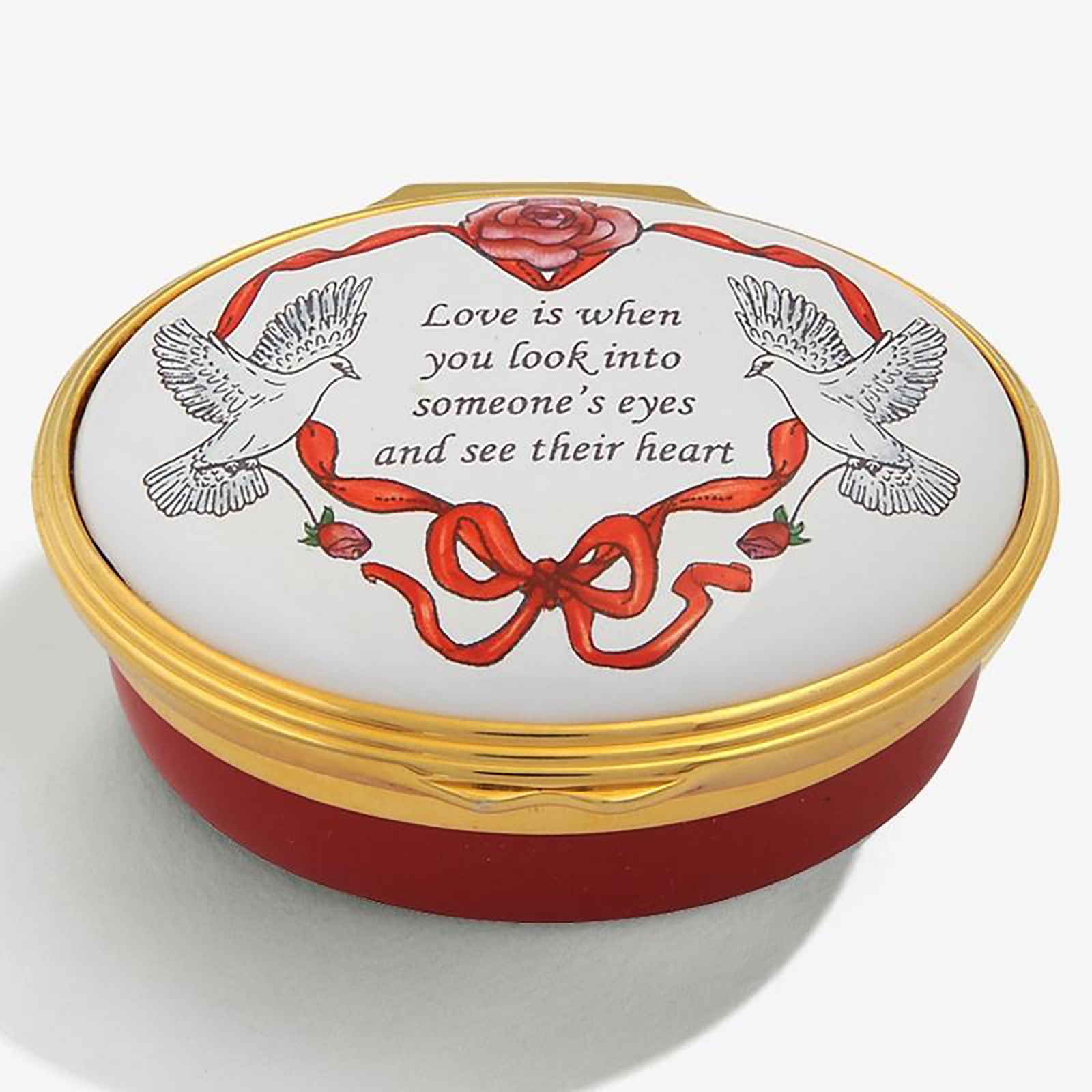 Enamel Box - Love is when you look by Halcyon Days