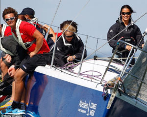 Yacht Crew on Board at Cowes Week