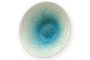 Fused Glass Bowl - On the beach 30cm By Beserks Glass