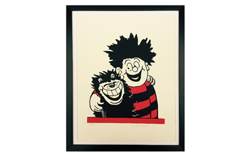 Dennis the Menace and Gnasher Hug Limited Print